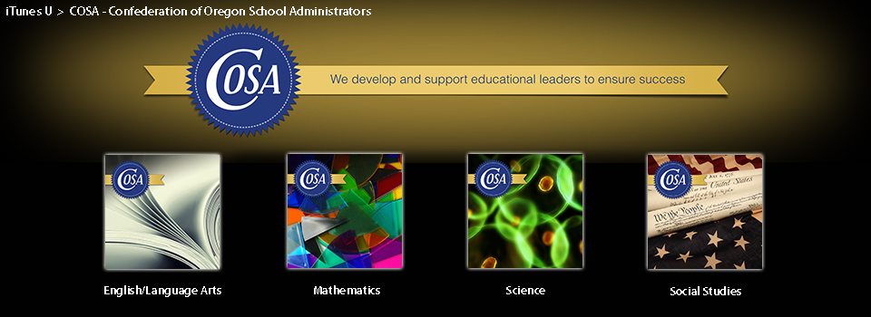 COSA on iTunes U Banner